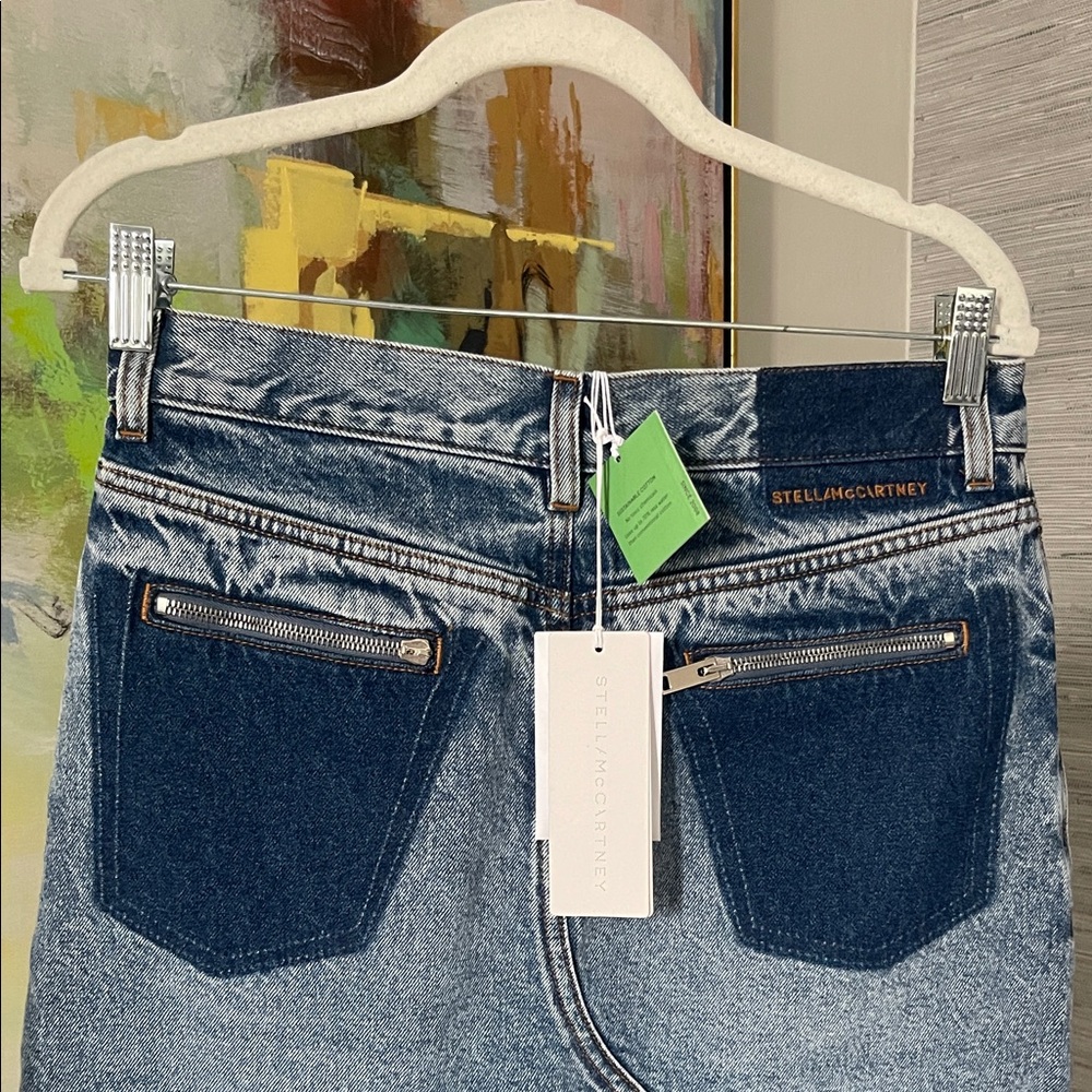Stella McCartney asymmetrical denim skirt - Picture 5 of 12